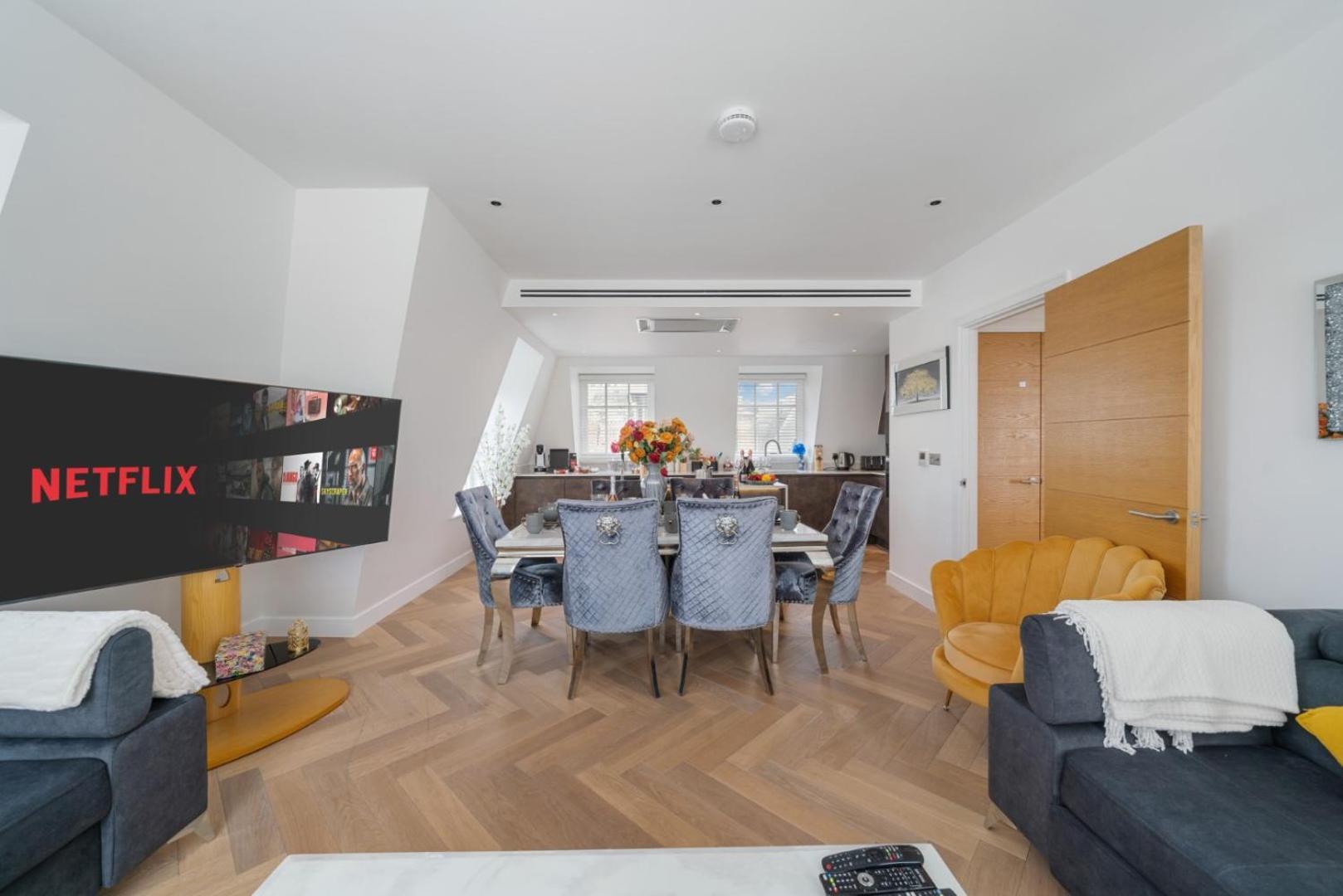 Elegant 3-Bedroom Penthouse In Marble Arch 70 Londres Extérieur photo
