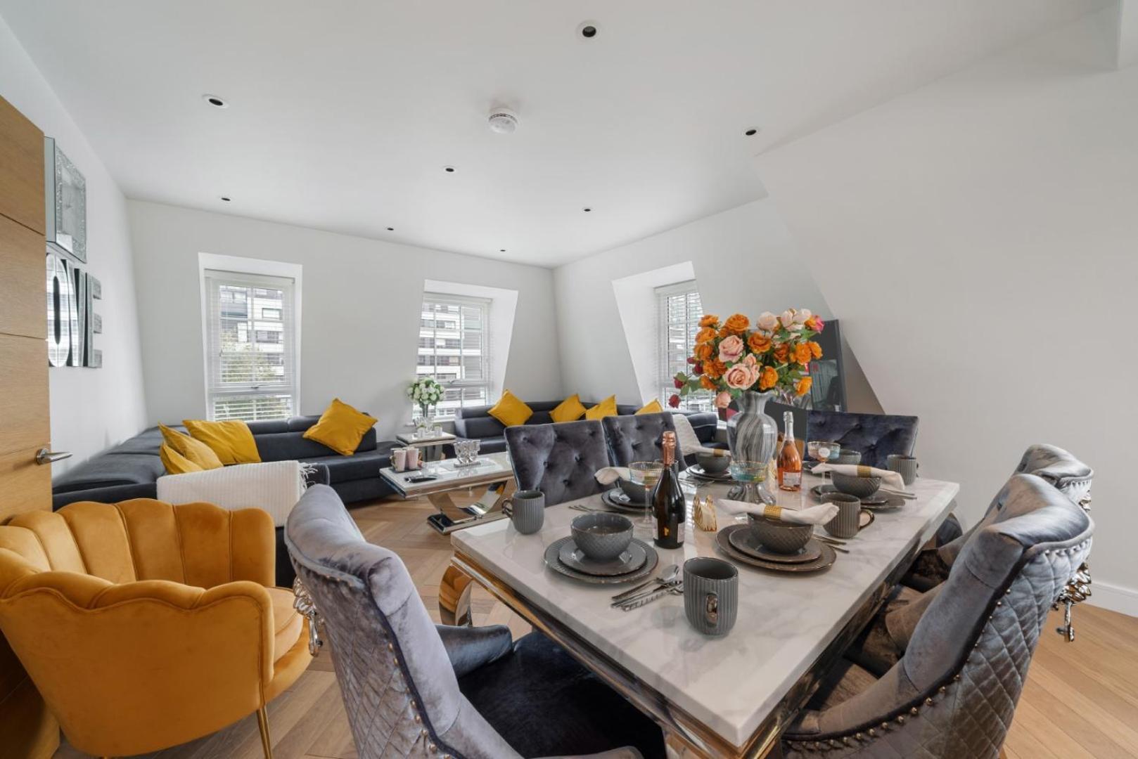 Elegant 3-Bedroom Penthouse In Marble Arch 70 Londres Extérieur photo