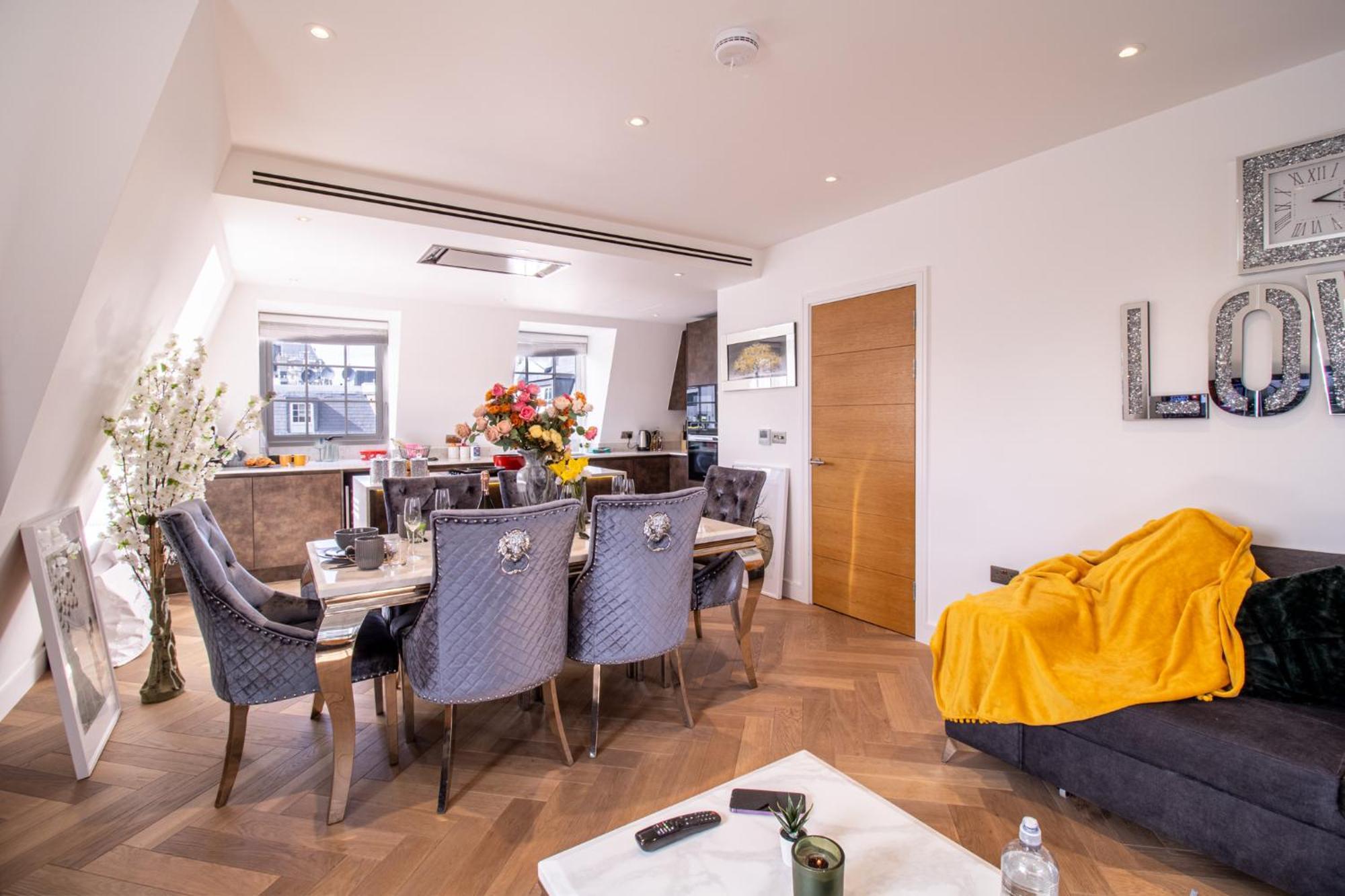 Elegant 3-Bedroom Penthouse In Marble Arch 70 Londres Extérieur photo