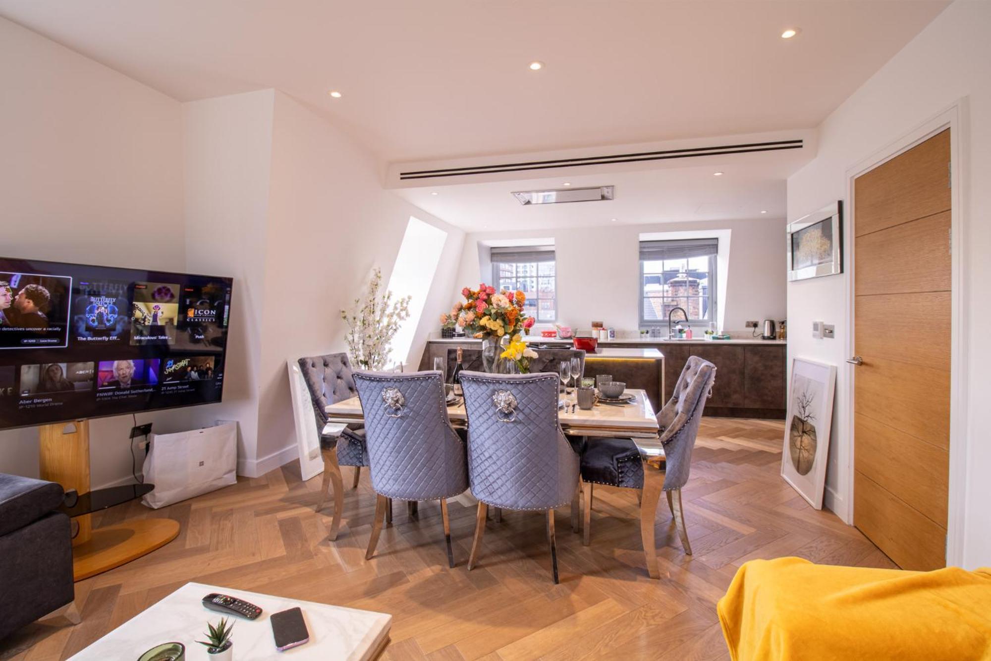 Elegant 3-Bedroom Penthouse In Marble Arch 70 Londres Extérieur photo