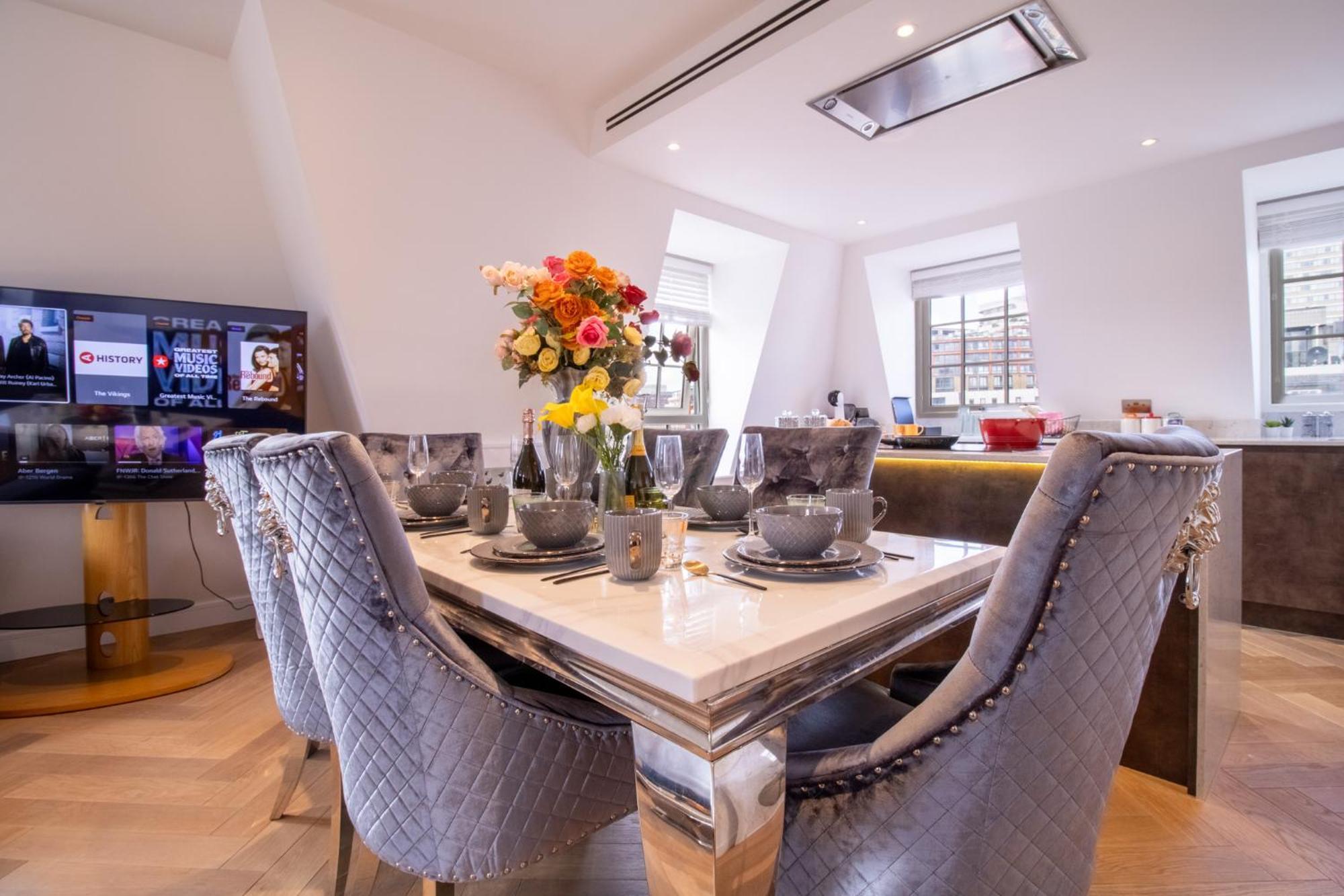 Elegant 3-Bedroom Penthouse In Marble Arch 70 Londres Extérieur photo