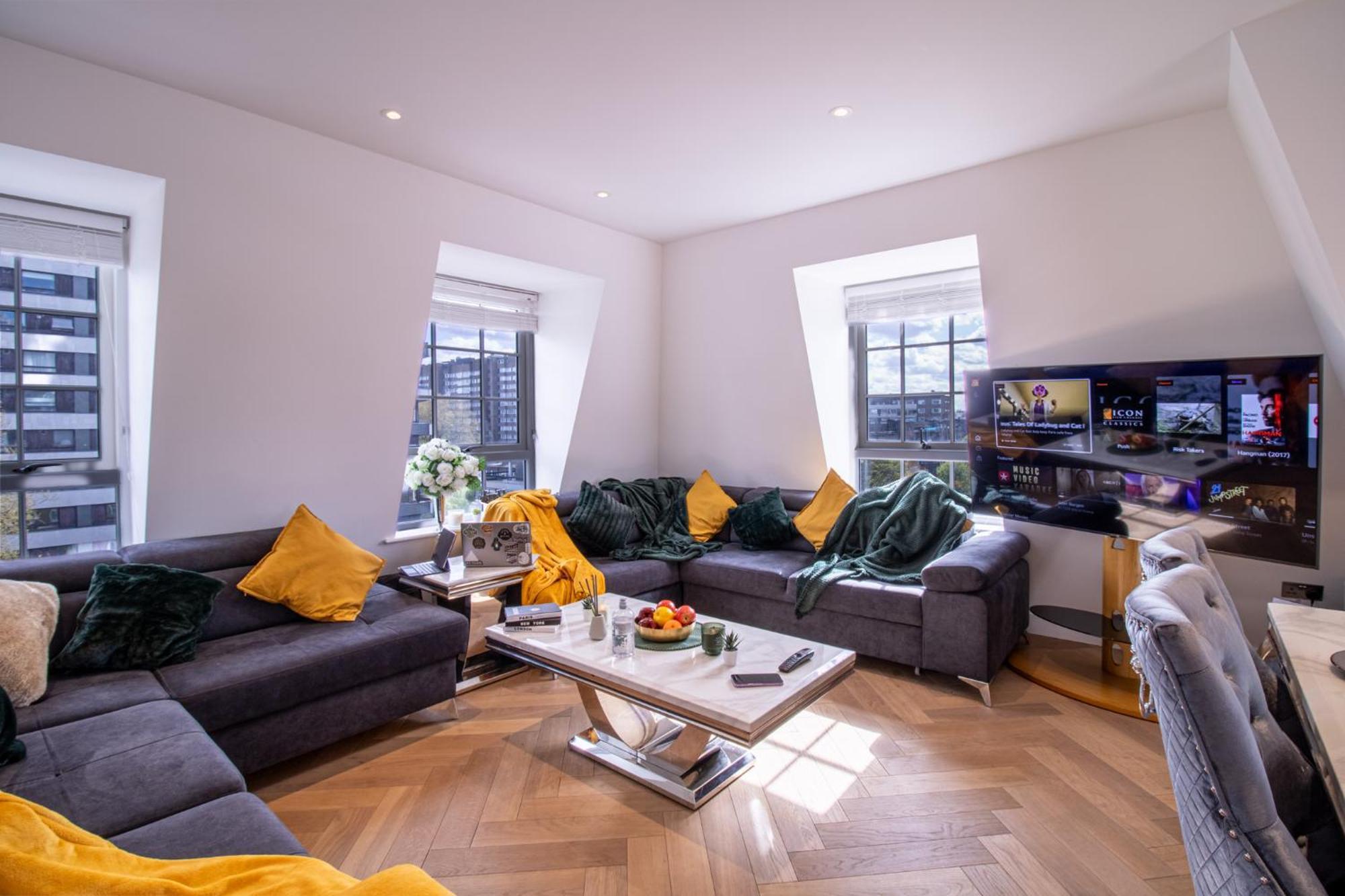 Elegant 3-Bedroom Penthouse In Marble Arch 70 Londres Extérieur photo
