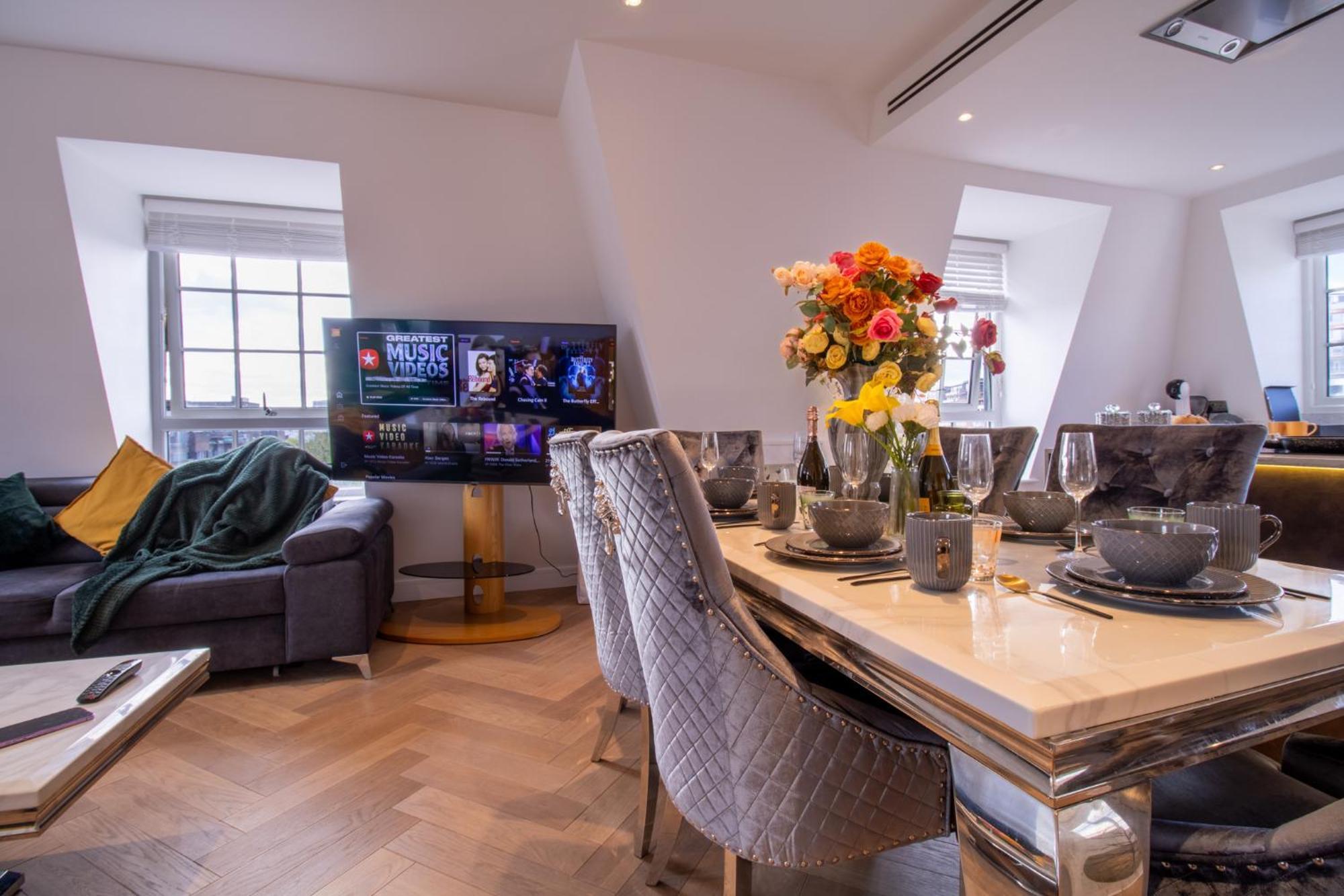 Elegant 3-Bedroom Penthouse In Marble Arch 70 Londres Extérieur photo