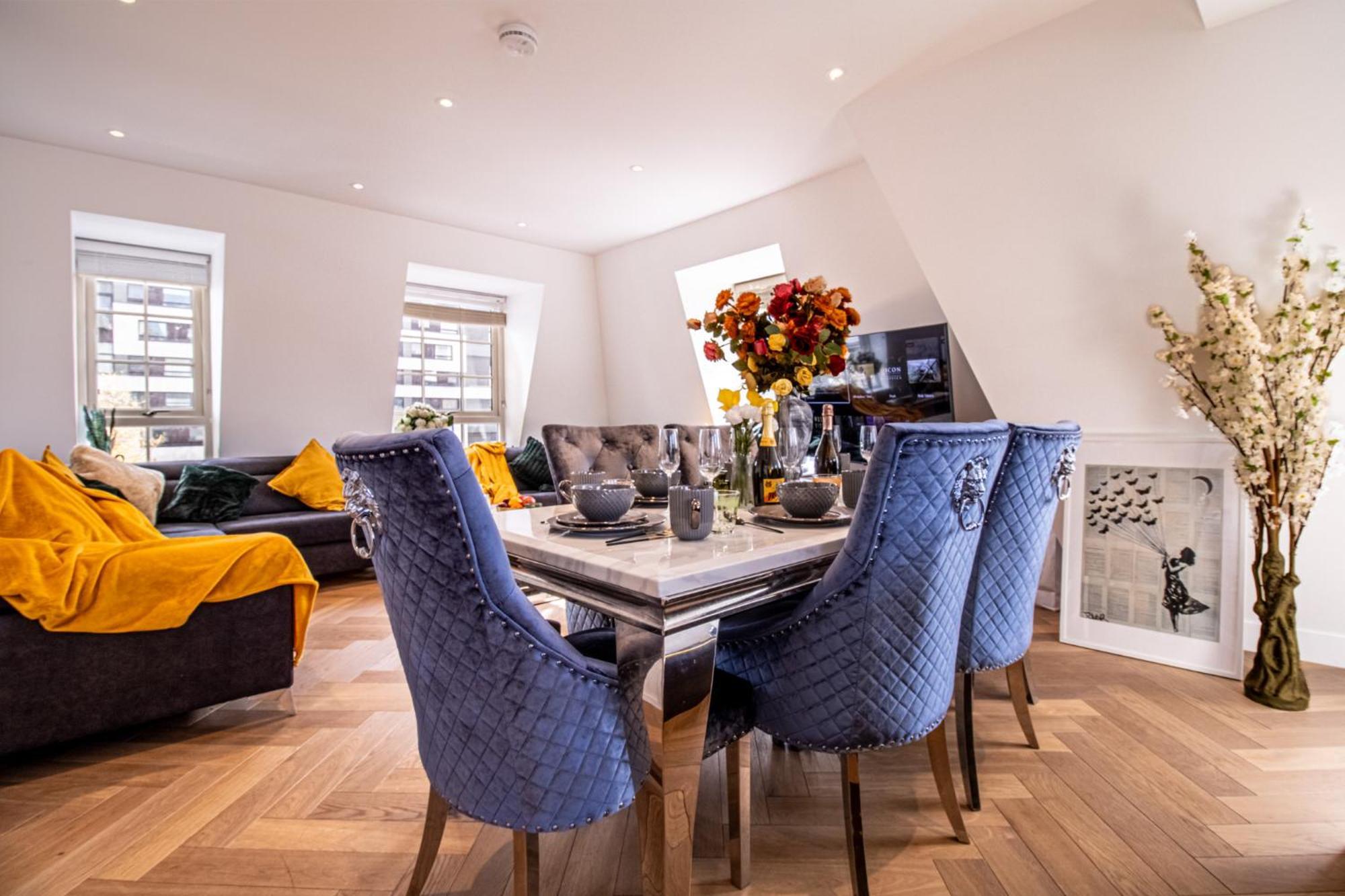 Elegant 3-Bedroom Penthouse In Marble Arch 70 Londres Extérieur photo
