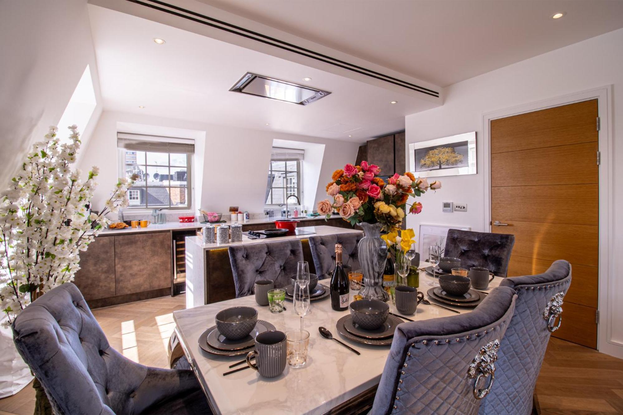 Elegant 3-Bedroom Penthouse In Marble Arch 70 Londres Extérieur photo